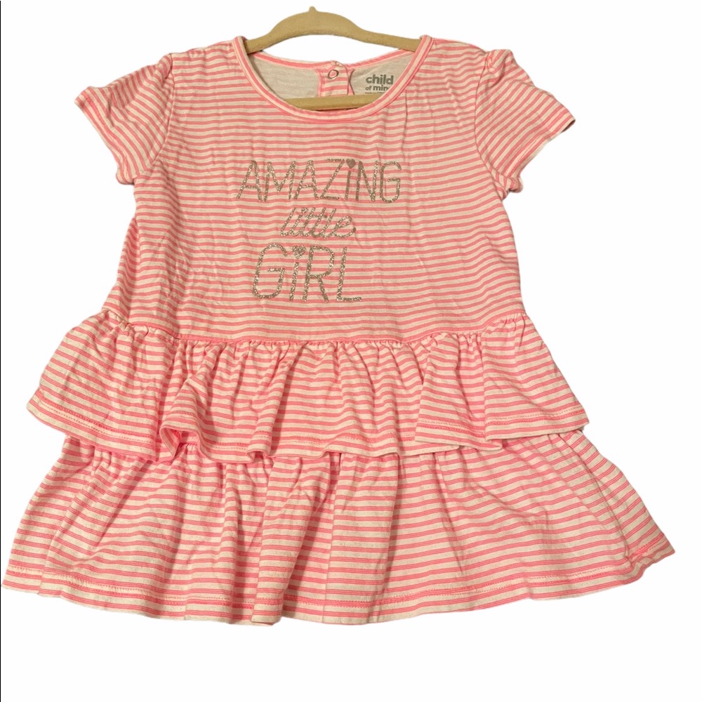 Pink striped “Amazing Little Girl”